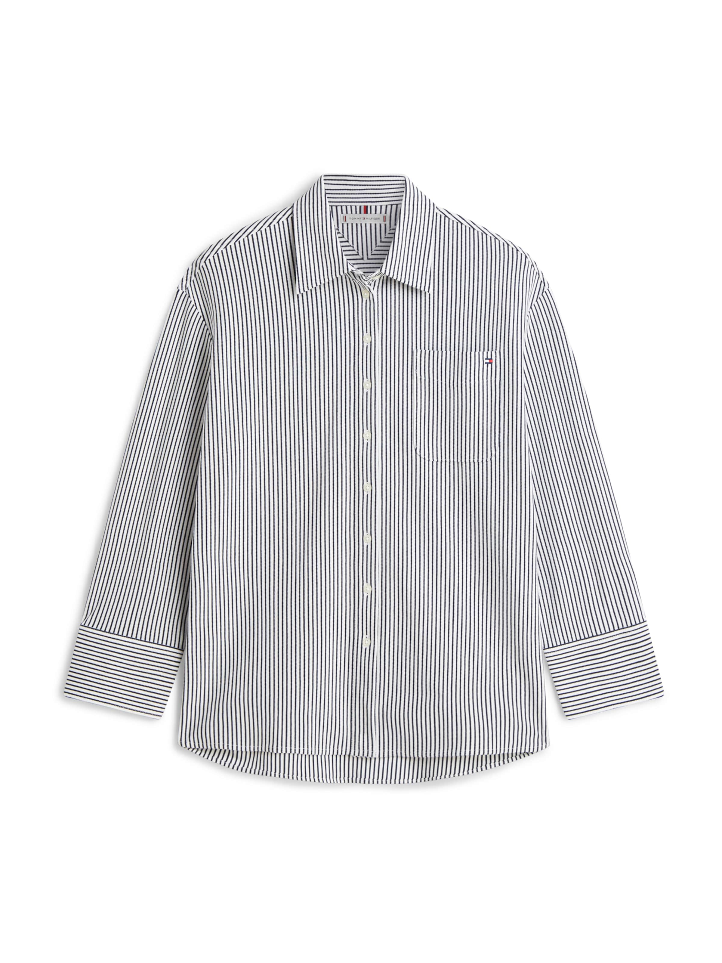 TOMMY HILFIGER Chemisier en bleu marine / blanc, Vue avec produit