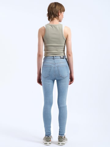 Dr. Denim Skinny Jeans 'Moxy High Skinny'‌‌‌‌‌‌‌‌‌ in Blau