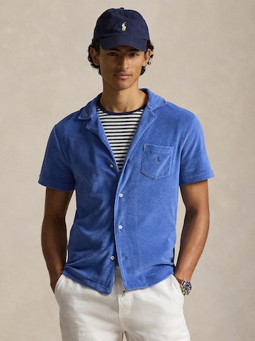 Polo Ralph Lauren - Ajuste estrecho Camisa en azul: frente