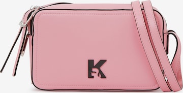 KARL LAGERFELD JEANS Torba za čez ramo | roza barva: sprednja stran