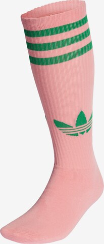 ADIDAS ORIGINALS Къси чорапи 'Adicolor 70S Knee ' в розово