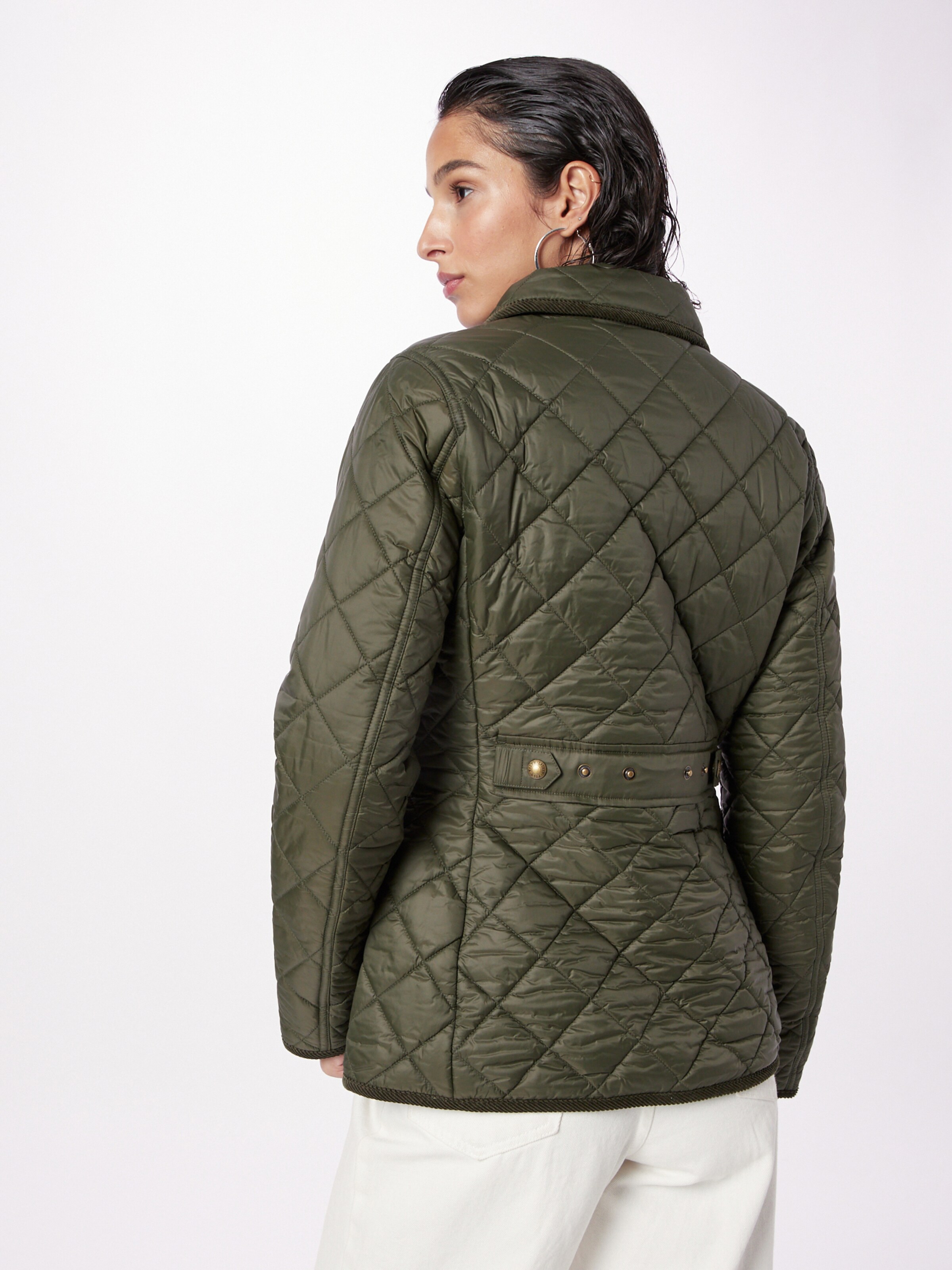 Ralph lauren olive green coat sales