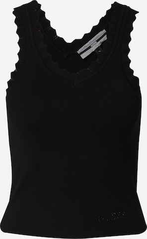 Top in maglia 'Jovie' di GUESS in nero: frontale