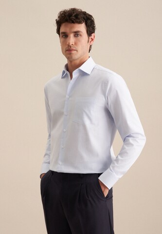 Coupe regular Chemise business 'SMART ESSENTIALS' SEIDENSTICKER en bleu