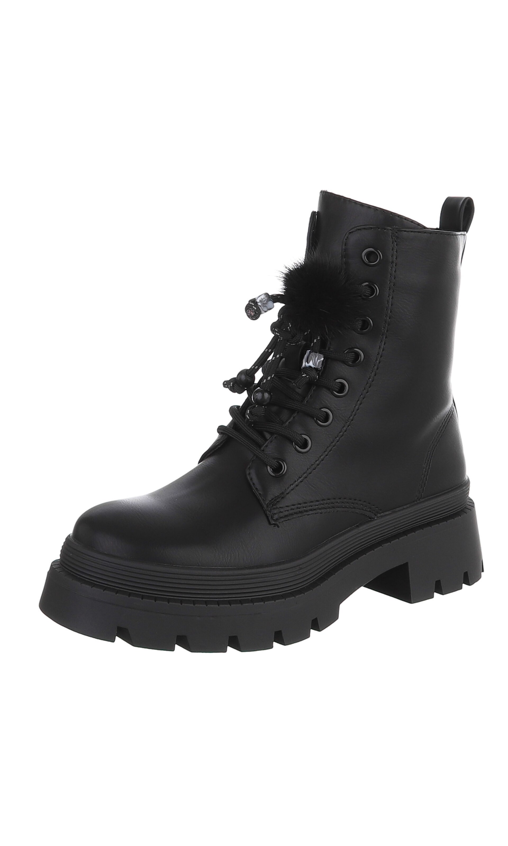 Ital-Design Stiefelette in 36 in schwarz, Produktansicht