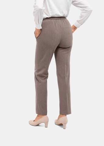 Regular Pantalon 'Martha' Goldner en gris