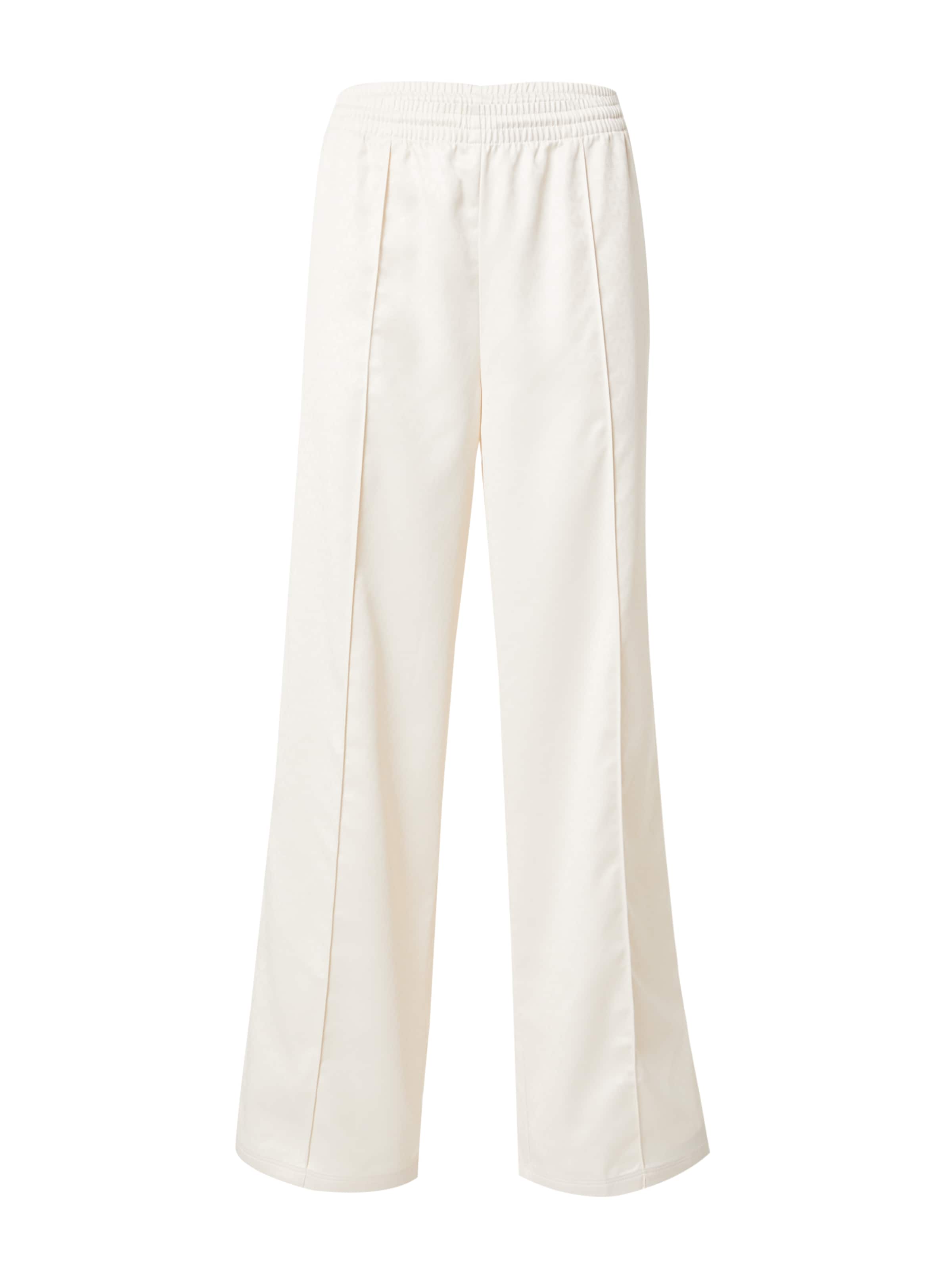 ADIDAS ORIGINALS tavaline Viikidega püksid, värv valge: eest vaates