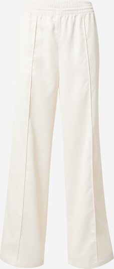 Pantaloni con piega frontale 'Trefoil Monogram Satin' ADIDAS ORIGINALS di colore bianco, Visualizzazione prodotti