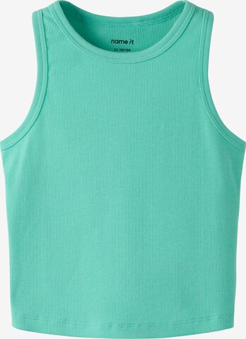 NAME IT Majica 'NKFNAKAL' | zelena barva: sprednja stran