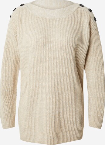 Hailys Pullover 'Pa44ola' in Beige: predná strana