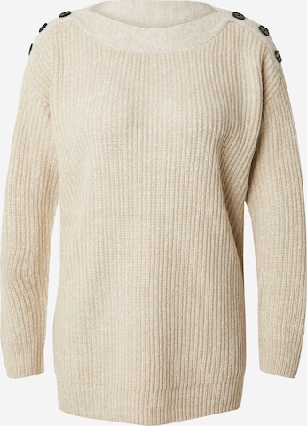 Hailys Sweater 'Pa44ola' in Beige: front