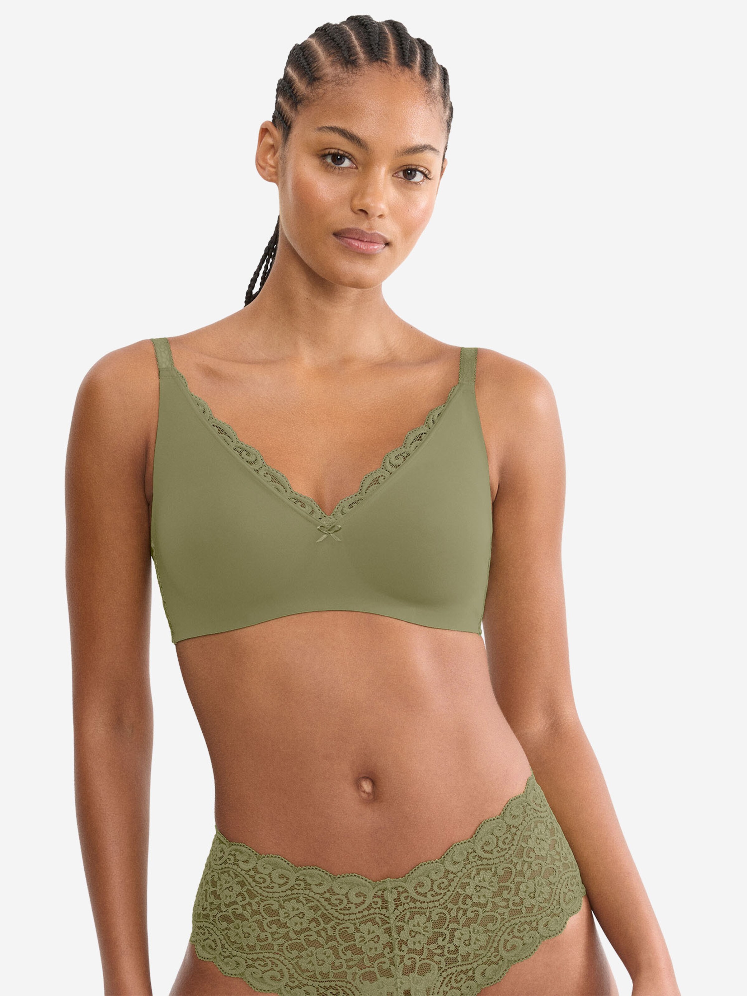 TRIUMPH Minimizer BH ' Red Label Amourette ' in Groen: voorkant