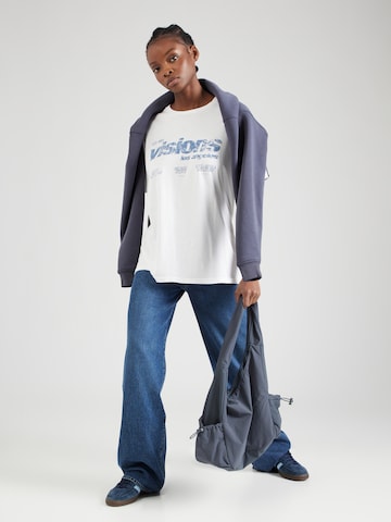 T-shirt 'VISIONS' BDG Urban Outfitters en blanc
