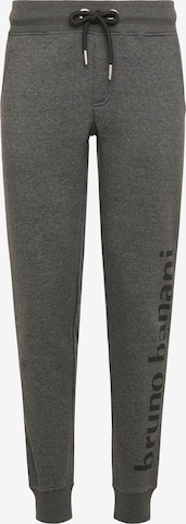 BRUNO BANANI Tapered Pants 'Perez' in Grey: front