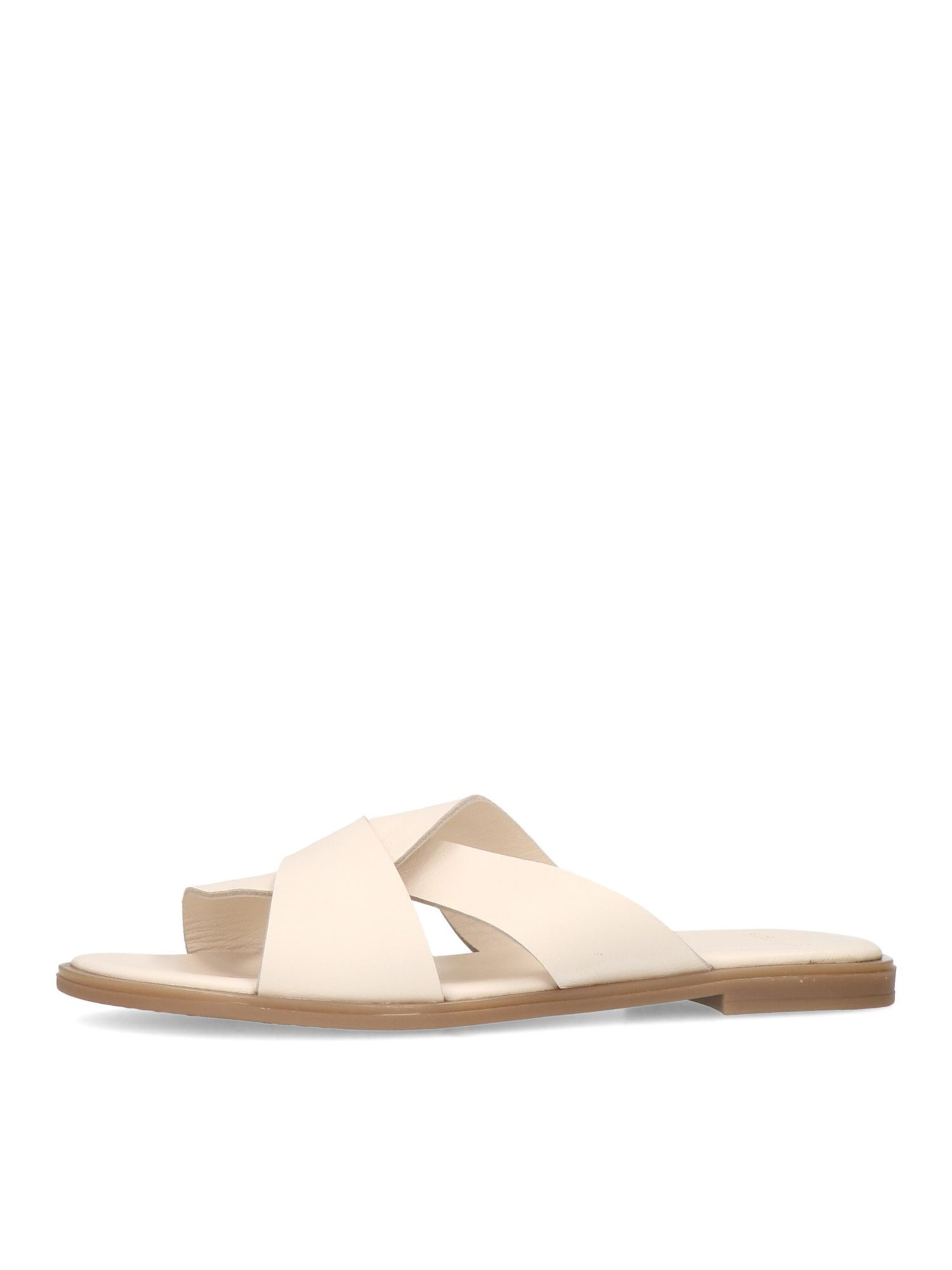 MANFIELD Mules in White: front