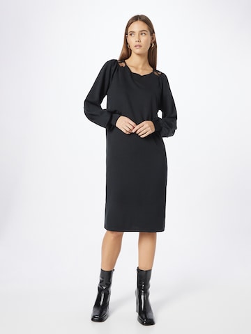 Soyaconcept - Vestido 'Banu' en negro: frente