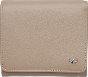 GOLDEN HEAD Wallet 'Madrid' in Beige: front