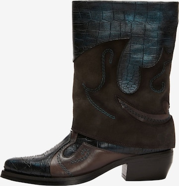 FELMINI Cowboy Boots 'CRETA ' in Brown