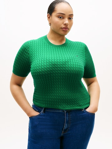 Tommy Hilfiger Curve Neulepaita värissä vihreä: etupuoli