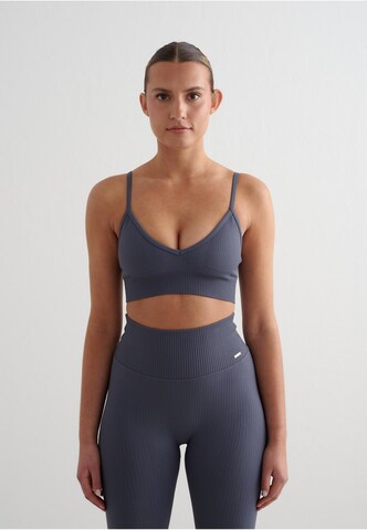 Bustier Soutien-gorge de sport Aim'n en bleu : devant