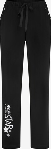 Regular Pantalon MIAMODA en noir : devant