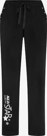 MIAMODA Regular Pants in Black: front