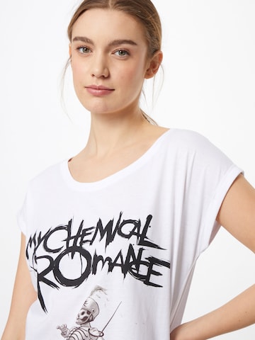 Merchcode Shirt 'My Chemical Romance' in Wit