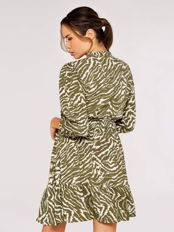 Apricot Shirt dress in Green