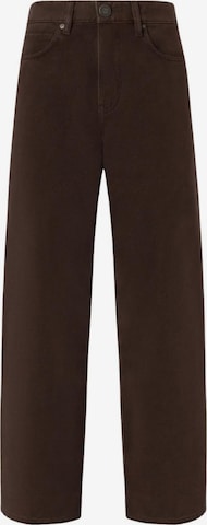 Barrel Jean 'PINKO ESTELLE EGG BULL FISSO WASHED MARRONE PANTALONE' PINKO en marron : devant
