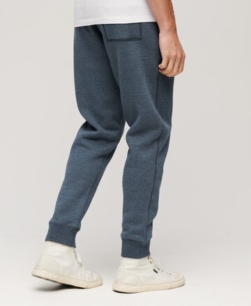 Effilé Pantalon Superdry en bleu