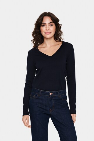 SAINT TROPEZ Sweater in Blue: front