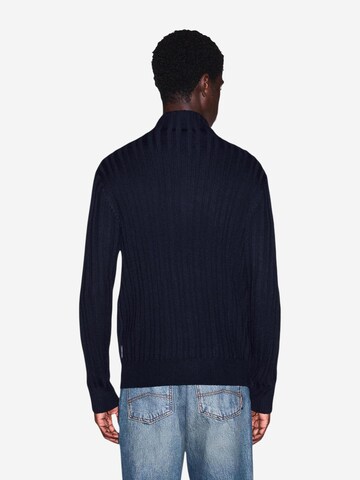 ARMANI EXCHANGE Gebreid vest 'XM002998 AF14008' in Blauw