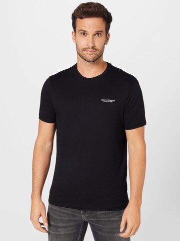 ARMANI EXCHANGE T-shirt i svart: framsida