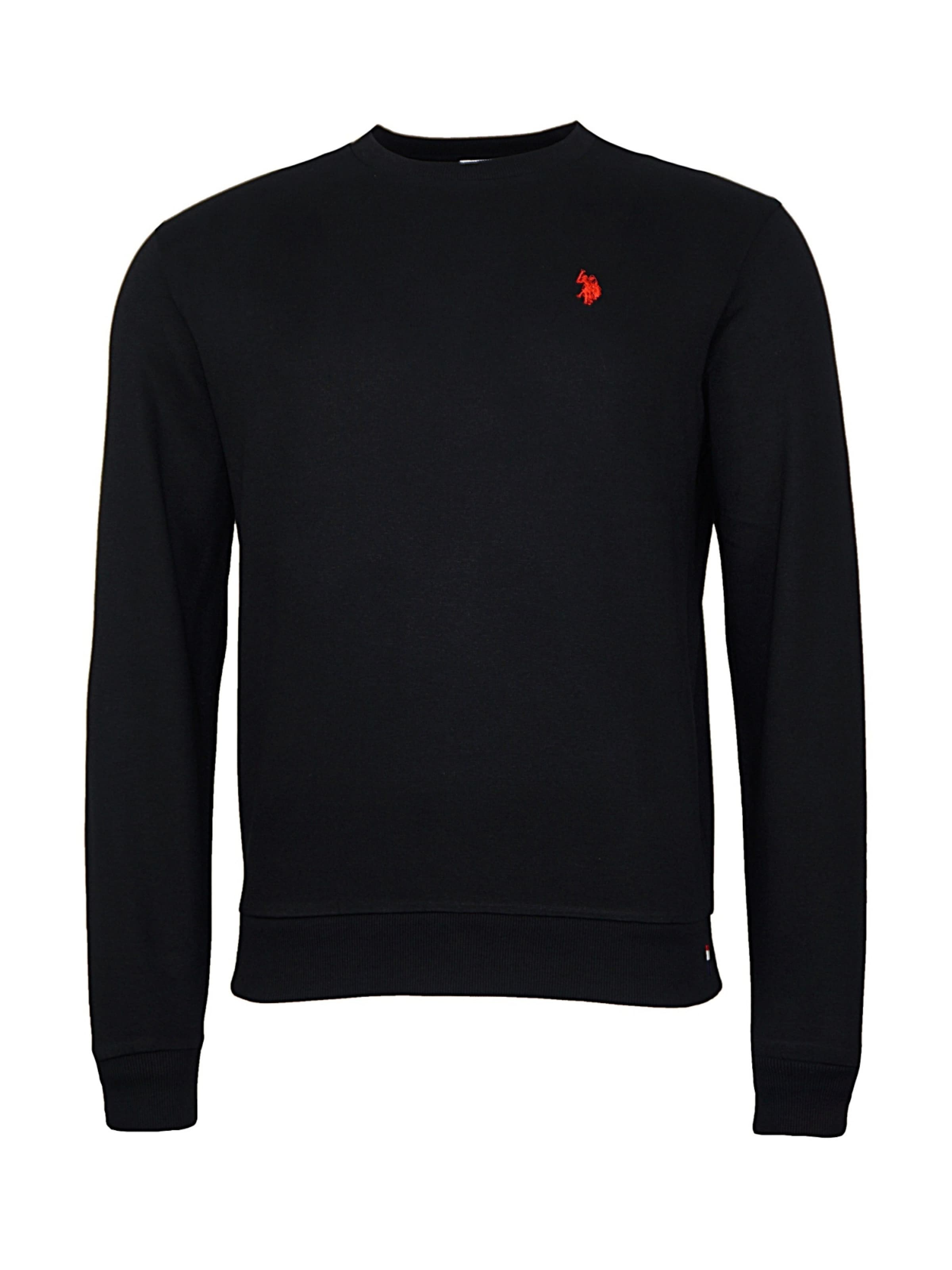 U.S. POLO ASSN. Pullover i rød / sort, Produktvisning