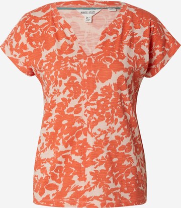 WHITE STUFF T-shirt 'NELLY NOTCH' i orange: framsida