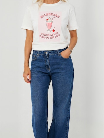 Top ' Beatricecras ' di Crās in bianco