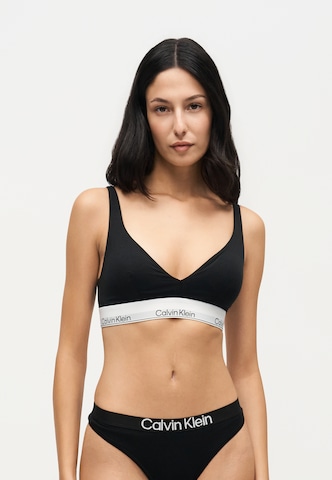 Calvin Klein Underwear Triangel BH i sort: forside