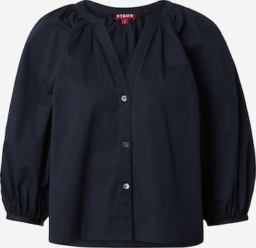 Camicia da donna di Staud in nero: frontale
