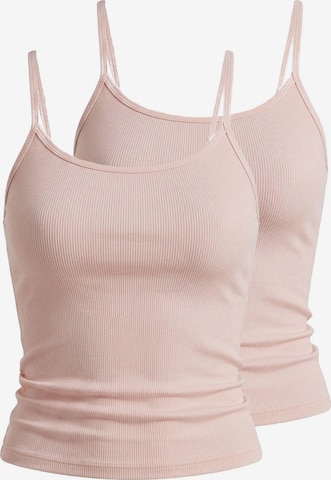 Nina von C. Undershirt 'Bamboo Rib' in Orange: front