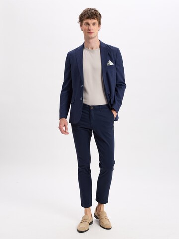 Nils Sundström Regular fit Business-colbert in Blauw