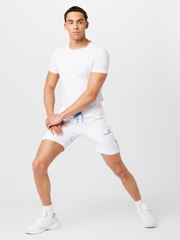 Sergio Tacchini regular Παντελόνι φόρμας 'LISTA' σε λευκό