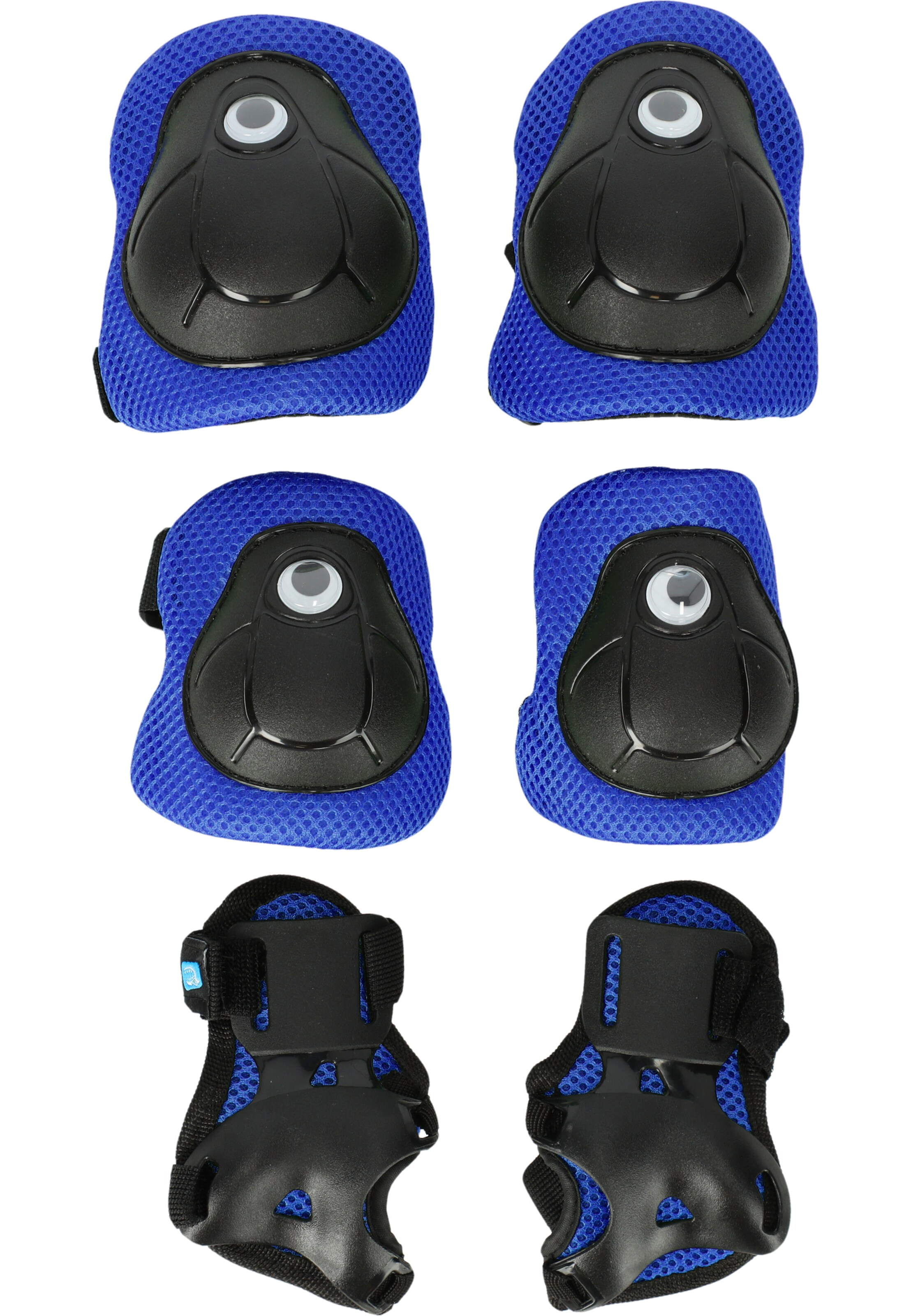 Crazy Safety Accessories 'Rollende Augen' in Blue: front