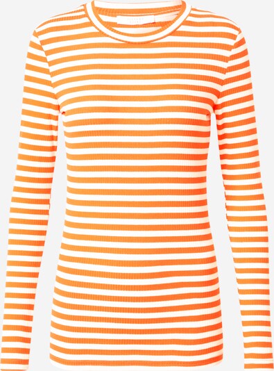SISTERS POINT Shirt 'EJLA' in de kleur Sinaasappel / Wit, Productweergave