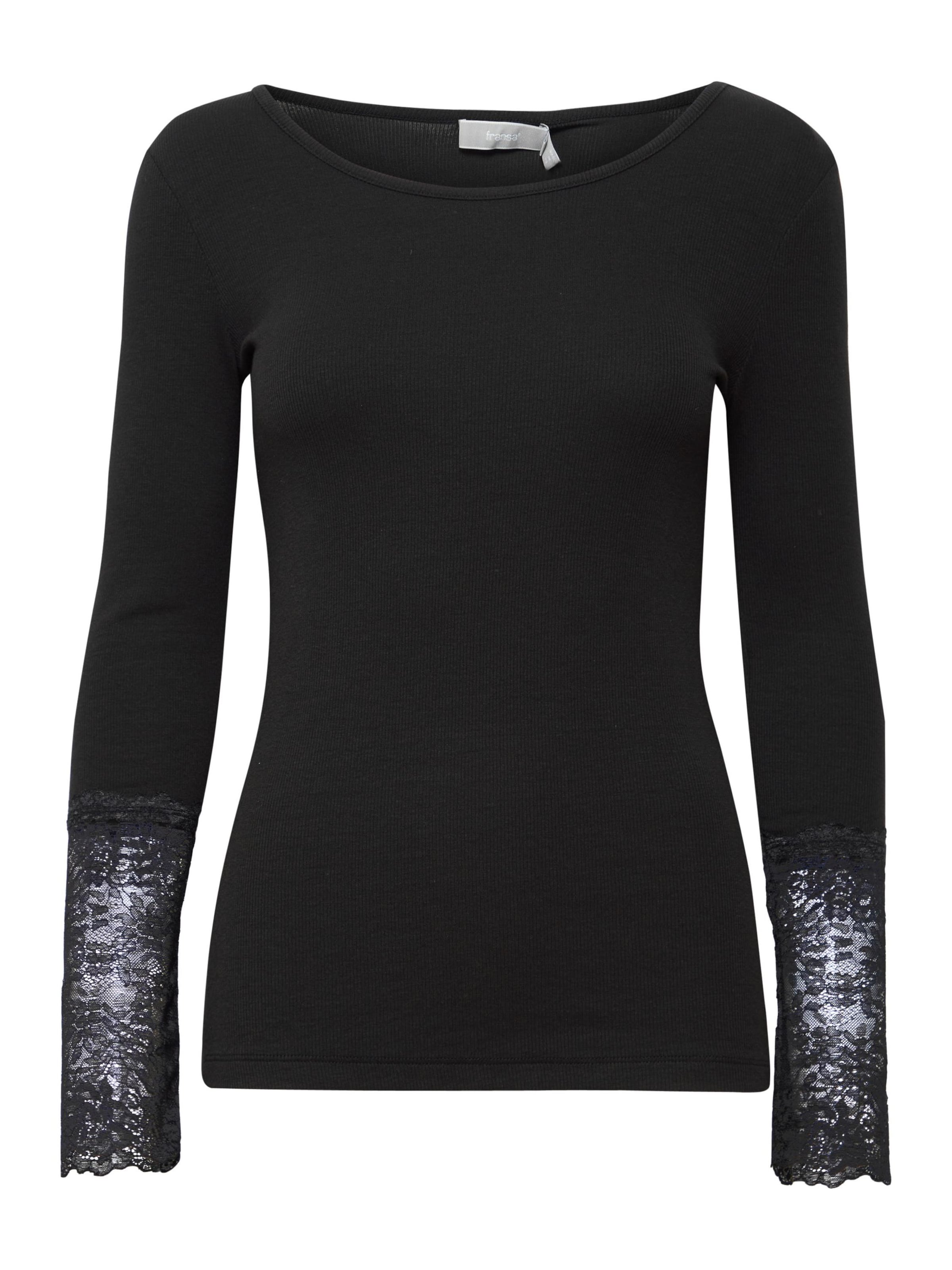 Fransa Tričko 'Hizamond' - Čierna: predná strana