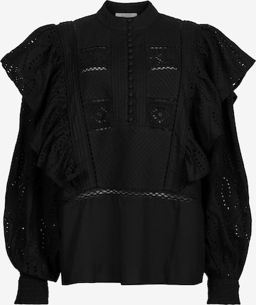 AllSaints Blouse 'AUBREY' in Zwart: voorkant