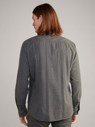 JOOP! Jeans Regular fit Button Up Shirt 'Hanson' in Grey