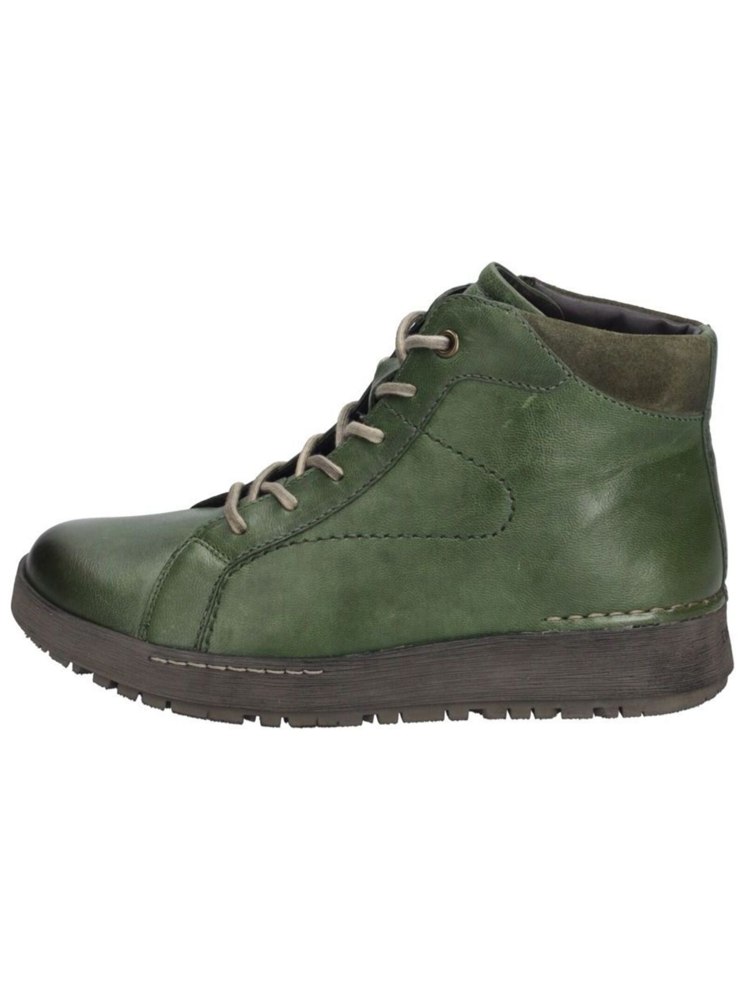 JOSEF SEIBEL Lace-up bootie 'Anna' in Green