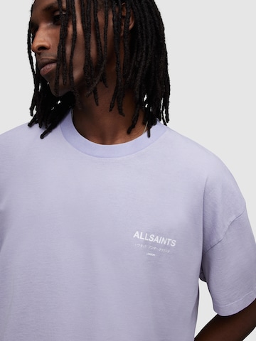 AllSaints Tričko 'Underground' – fialová