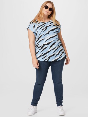 Dorothy Perkins Curve Shirt in Blue