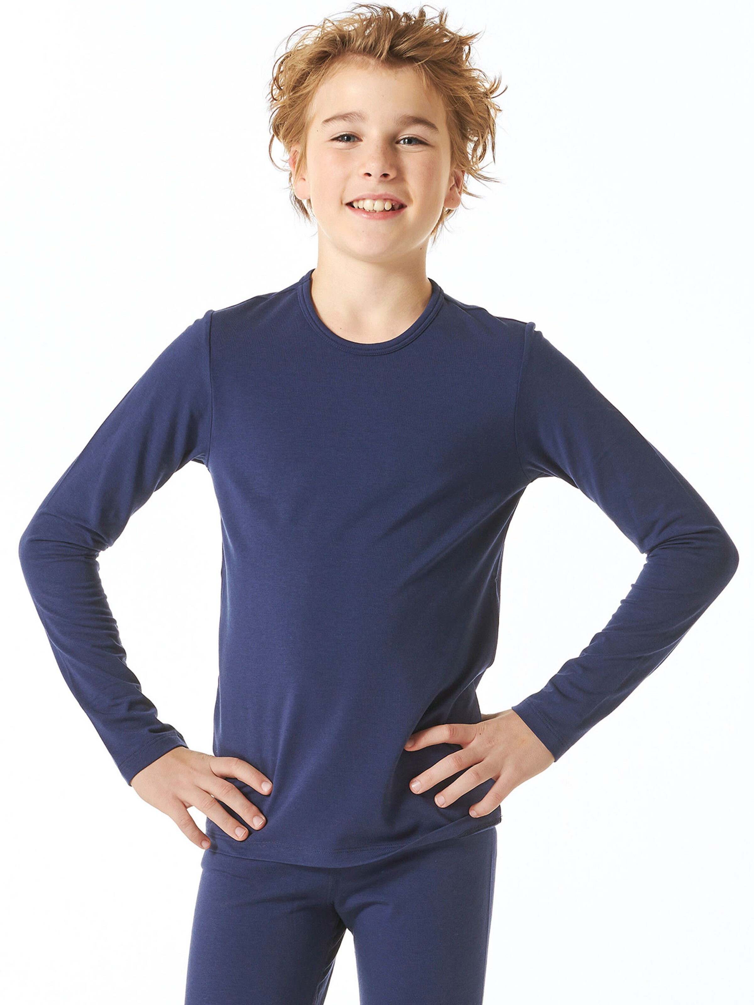 SCHIESSER Undershirt in Blue: front